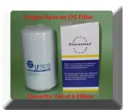 6 x V-PRO HD Engine Spin-on Oil Filter LF3970 Fits FORD F650 F750 Freightliner (for: Ford)