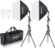 Neewer 10103353 700W Equiv Softbox Lighting Kit LED 5700k - NEW