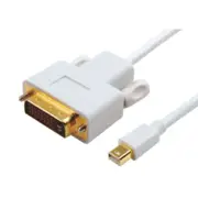 Astrotek AT-MINIDPDVI-2 Mini DisplayPort DP to DVI Cable 2m - 20 pins Male to 24+1 pins Male