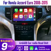 64G Wireless Carplay Android13 Upgrade Kit head unit For Honda Accord Euro 08-15