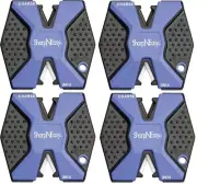 4 PACK AccuSharp SharpNEasy Knife Sharpener 334C Fine and Coarse Ceramic Rods
