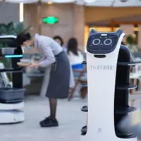 在飛比找蝦皮購物優惠-【商家補貼 全款咨詢客服】智能送餐機器人餐飲酒店餐廳多層送菜