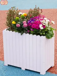 在飛比找Yahoo!奇摩拍賣優惠-花盆 盆栽 水泥盆 花器 大花盆 水泥花盆花箱戶庭院外長方形