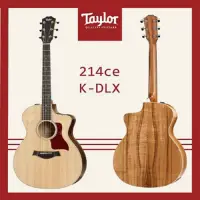 在飛比找Yahoo奇摩購物中心優惠-Taylor 214CE-K-DLX 電木吉他/民謠吉他/公