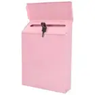 Lock Box Money Wall Mounted Lock Box Wall Lock Box Ballot Box Lock Key Lock Box