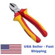6-1/4" Diagonal Cutting Plier, Chrome V. Steel, Insulation Capacity Up To 1000V.