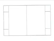 Tri-Fold Table Tent (5"x 8.5" folded) 1-UP on 8.5"x 14" White Cover - 250 Sheets