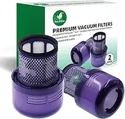 2-PACK Vacuum Cleaner Replacement Filters: Compatible with Dyson V11 V15 SV14 Cordless Vacuum Cleaners - Compare to Part # DY-970013-02