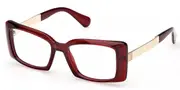 Max & Co. MO5177 066 Women’s Glasses Red Size 51 - Private Health Rebate - Blue Light Block Available