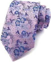 [Generic] Men's Floral Pattern Ties Cravat Jacquard Luxury Wedding Neckties for Groomsmen