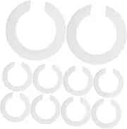 GANAZONO E14 Lamp Converter Sturdy Plastic Lamp Shade Adapter Ring Easy Install Light Bulb Reducer
