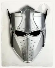 SCA LARP 18GA Steel Medieval Knight Warrior Kaldor Helmet Crusader Helmet