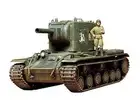 Rare kit Tamiya 1/35 Model Kit Soviet Heavy Tank KV-2 Gigant from Japan 1797
