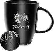 Rico Industries NHL Hockey Florida Panthers Sunburst 18oz Laser Engraved Ceramic Lustre Mug
