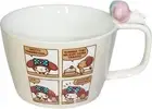 Sanrio, My Melody, Soup Cup, Ceramic, Figure Included, Sanrio Goods, White