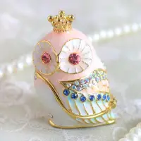 在飛比找蝦皮購物優惠-日本🇯🇵現貨 貓頭鷹 皇冠 珐瑯 寶石盒 珠寶盒 飾品盒 王