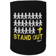 Alcohol Stubby Holder - Stand Out Carp Fish Fishing - Funny Novelty Birthday Gift Joke Beer Can Bottle