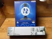 Playstation Symbol Headphone Light Stand + Icons Desk Mat