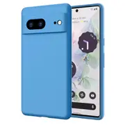 ZUSLAB Pixel 7 Case Nano Silicone Shockproof Gel Rubber Bumper Protective Cover for Google (2022) - Blue