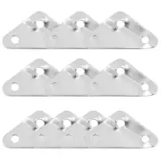 Pack of 10 Triangle Wind Rope Buckles for Camping Tents Adjustable and Portable