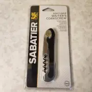 Sabatier soft-grip Waiter's corkscrew built in foil cutting knife. (o9)
