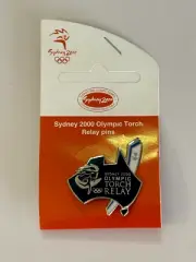 2000 Sydney XXVII Olympic Summer Games - Torch Relay - Olympic Pin NEW