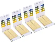 uxcell PH Test Strips 5.4-7.0, 4 Pack 320 Indicator Papers Litmus Tester for Water Food Soil Alkaline Acid Testing