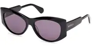 Max & Co. MO0116 01A Women’s Sunglasses Black Size 56
