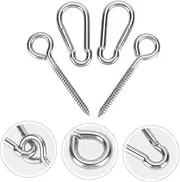 ERINGOGO 1 Swing Hook Kit Hanging Chair Accessories Spring Hooks for Indoor Outdoor Use for Hammocks Gymnastics Rings and Porch Swings