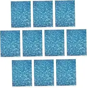10pcs Water Ripples Sticker Realistic River and Adhesive for Micro Landscape and Architectural Models Authentic Water Texture for Crafting