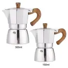 Mocha Coffee Maker Portable Aluminum Percolator Home Office Mocha Pot