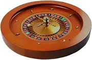 Roulette Sets Deluxe Roulette Card Game with Double Zero Layout Wooden Casino Grade Turntable Roulette Games for Adults Party for Game Night Party Games