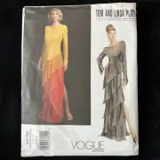 VOGUE Patterns #V2799-Tom & Linda Platt-Ladies Dress Pattern sz 12 14 16 UNCUT