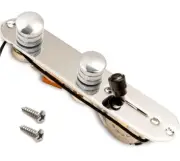 Fully Loaded Guitar Control Plate, Prewired 3-Way Blade Switch Large Potentio...