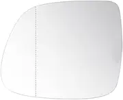 KAKA AUTO PARTS Left Side Mirror Glass Compatible with Volkswagen Amarok 2010-2018 with Heated Convex Base