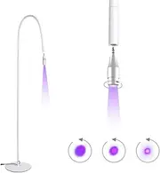 UV Lamp for Eyelash Extensions | Foot Standing UV Lamp | Eyelash Extensions | Eyelash Artist, Manicurist, Makeup Studio | What You Need To Treat UV Eyelash Extensions | Adjustable Spot Size (White)