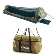 Adventure Kings Single Swag Kwiky 50mm Mattress + Travel Canvas Bag Camping 4WD