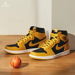 Nike Air Jordan 1 Retro High OG "Pollen" 男 黑黃 休閒鞋 555088-701