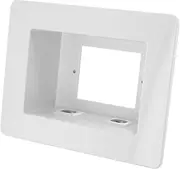 Wall Plate Recessed Box for Power Point Outlet + Clipsal Type AV Connections