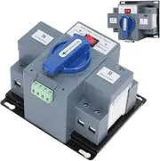 Automatic Transfer Switch, 110V Dual Power Generator Transfer Switch 50HZ/60HZ, Electronic Power Circuit Breaker