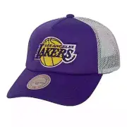 Mens MITCHELL & NESS NBA OFF THE BACKBOARD TRUCKER LAKERS