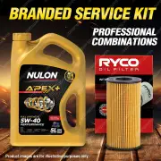 Ryco Oil Filter 5L APX5W40 Engine Oil Service Kit for Renault Laguna X91 08-11