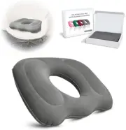 Inflatable Donut Pillow,Hemorrhoid Cushion- Excellent for Tailbone,
