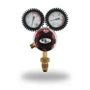 Harris 825 Acetylene Regulator - 0 to 150 KPA - Vertical Inlet - Made in Europe