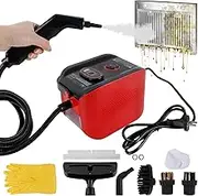 HEBERUCK Steam Cleaner, 2500W Handheld, 3 Levels Adjustable, Multi-Purpose for Hard Floors, Carpets, Upholstery, Kitchens, Bathrooms