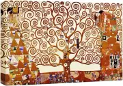 24"x36" Gustav Klimt Canvas Wall Art Print - Tree of Life