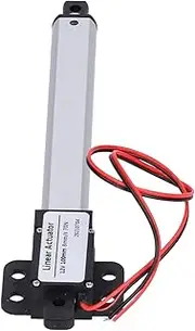 Linear Actuator, 4" Stroke Micro Linear Actuator, 12V DC Built in Limit Switch, Mini Electric Linear Actuator Motor for Home Appliances/Automotive, Low Noise and Short Circuit(Stroke 100mm-8mm/s-70N)