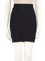 Black Bandage Mini Skirt