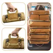 Professional Multi-Purpose Tool Bag Canvas Roll Organizer With Multiple Pockets
