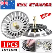 Stainless Steel Kitchen Waste Sink Drain Strainer Plug Filter DrainStopper Stock